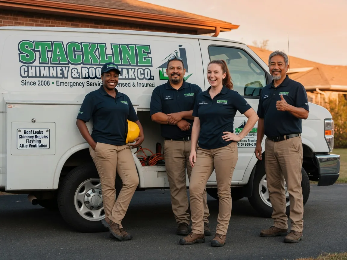 Chimney flashing repair company in Los Osos, CA
